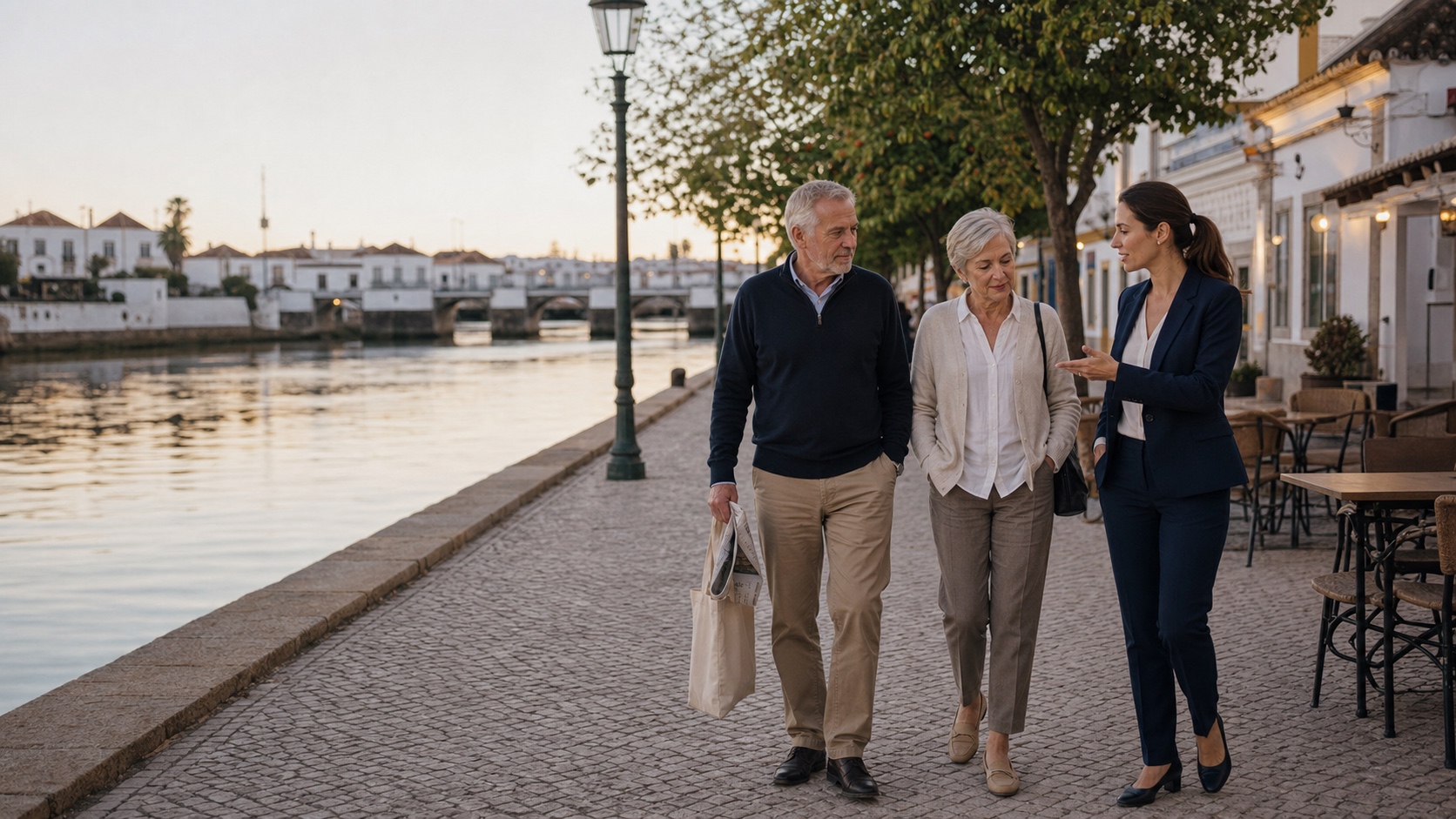 Retirement income planning on a quiet Portuguese riverside