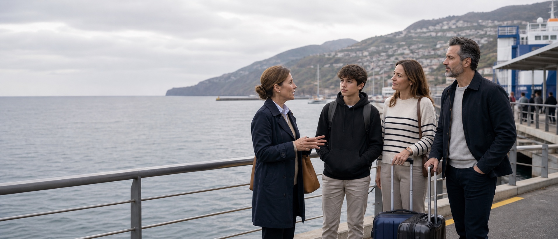 Family discussing relocation timing and tax residence before a Portugal move